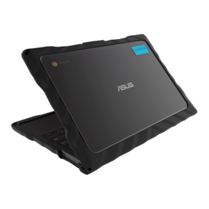 DropTech™ for ASUS Chromebook C204EE (Clamshell) - Black - 1