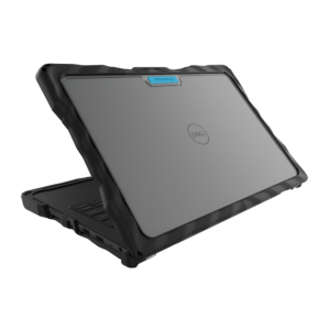 DropTech™ for Dell latitude 3120 Clamshell Case - Black - Back Hero