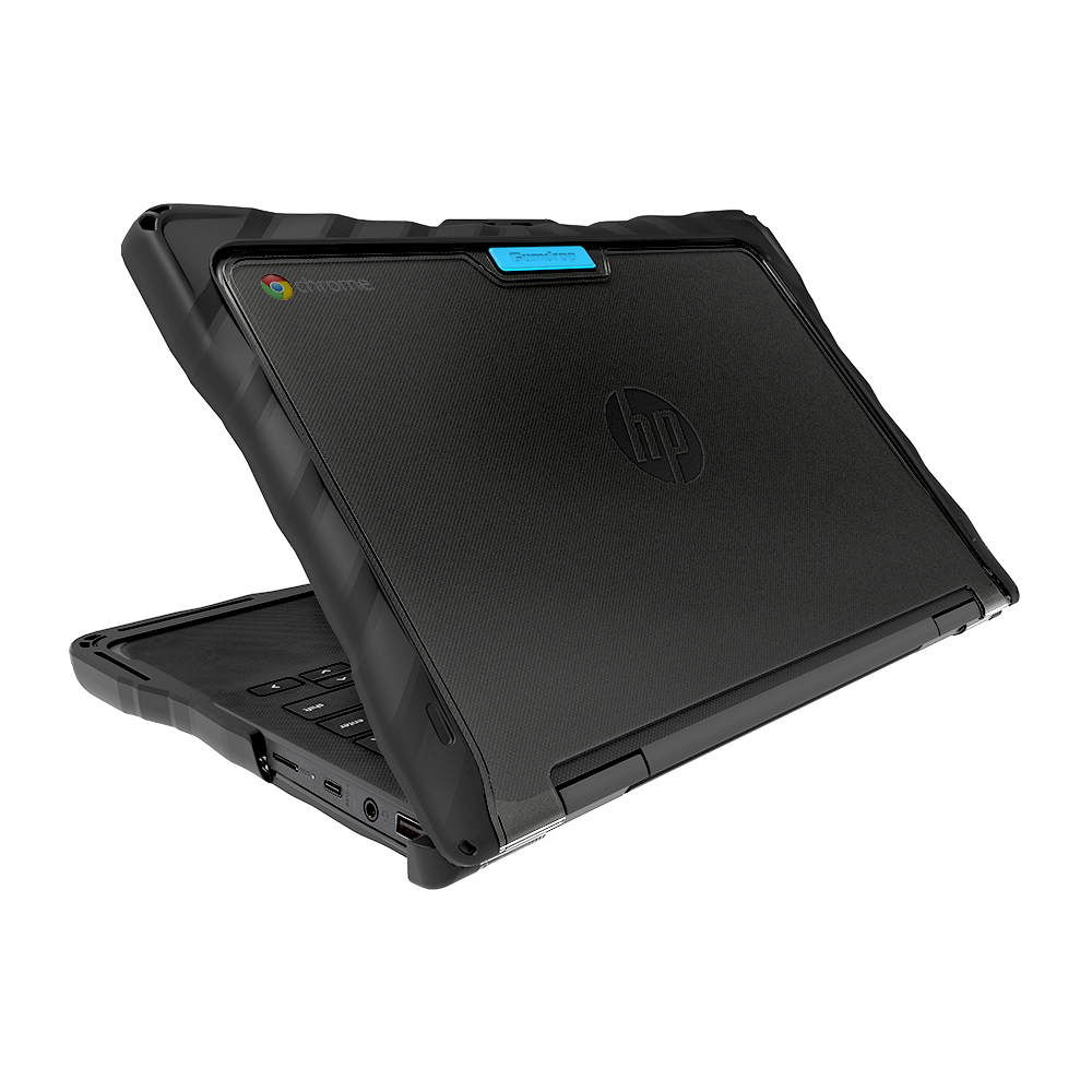 DropTech for HP Chromebook x360 11 G4 EE - Black - Hero