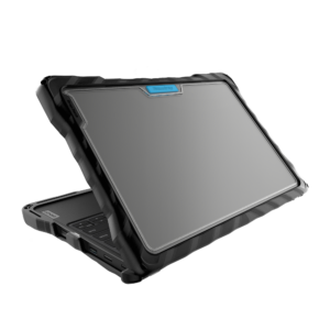 DropTech™ for Lenovo 100e/100w Chromebook 3rd Gen (Clamshell) - Black -Back - Hero