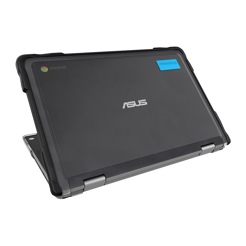 SlimTech™ for Asus Chromebook Flip C214 (2-in-1) - Black - Back - Hero