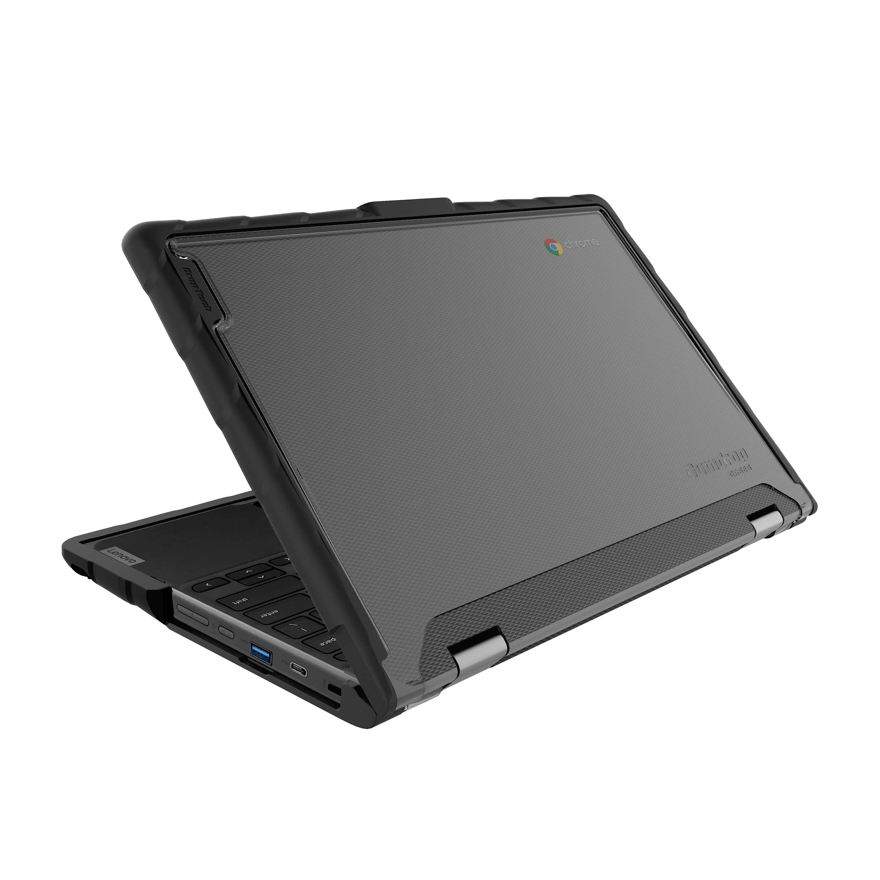 DropTech™ for Lenovo 500e Chromebook 1st, 2nd Gen (2-in-1) - Black