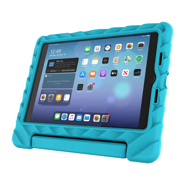 FoamTech for iPad 10.2-inch (7th Gen and 8th Gen) - Gumdrop Blue - Front Hero