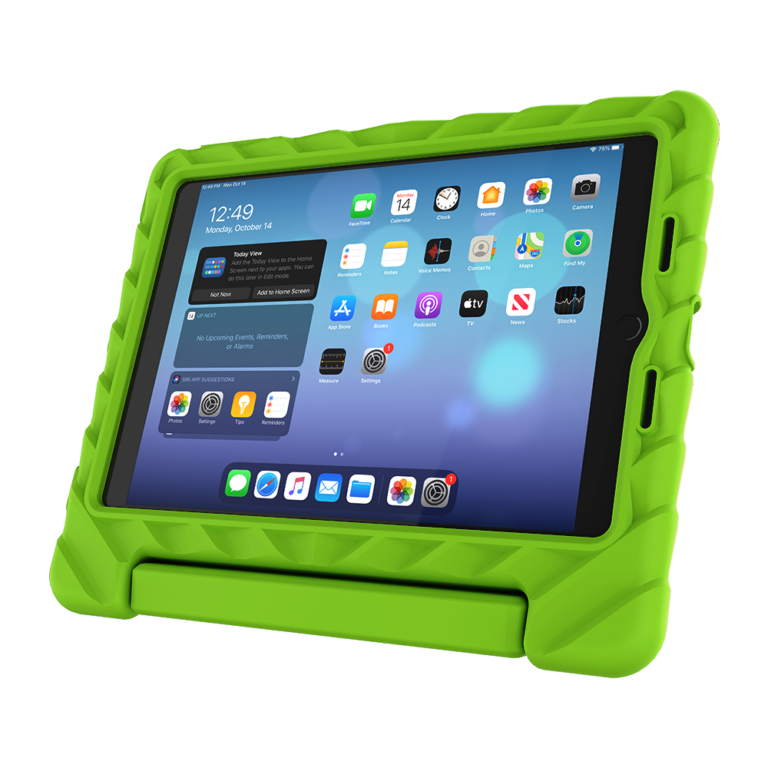 FoamTech for iPad 10.2-inch (7th Gen and 8th Gen) - Lime Green - Front Hero