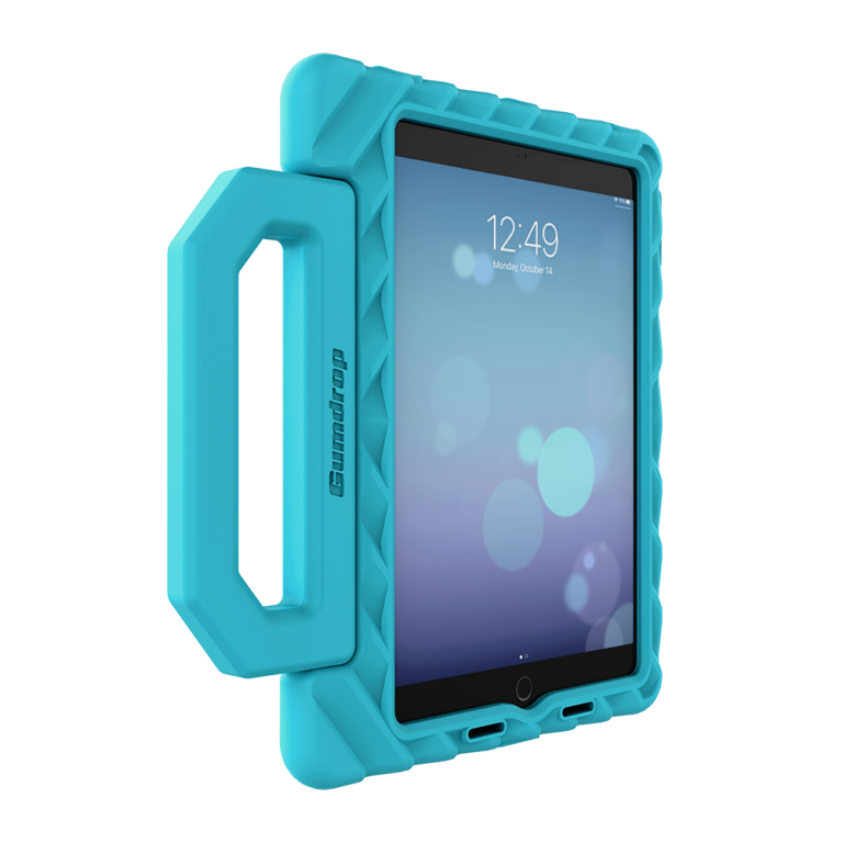 FoamTech for iPad 10.2-inch (7th Gen and 8th Gen) - Gumdrop Blue - Left (Angle)