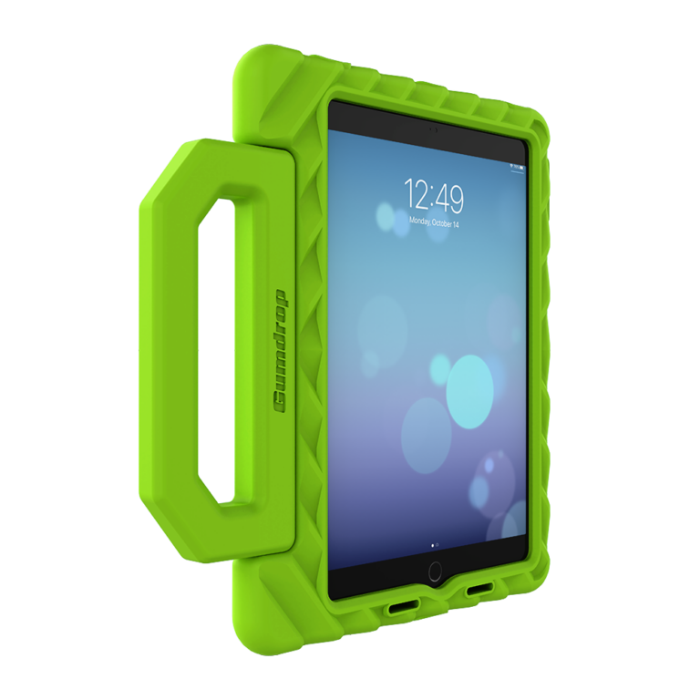 FoamTech for iPad 10.2-inch (7th Gen and 8th Gen) - Lime Green - Left (Angle)