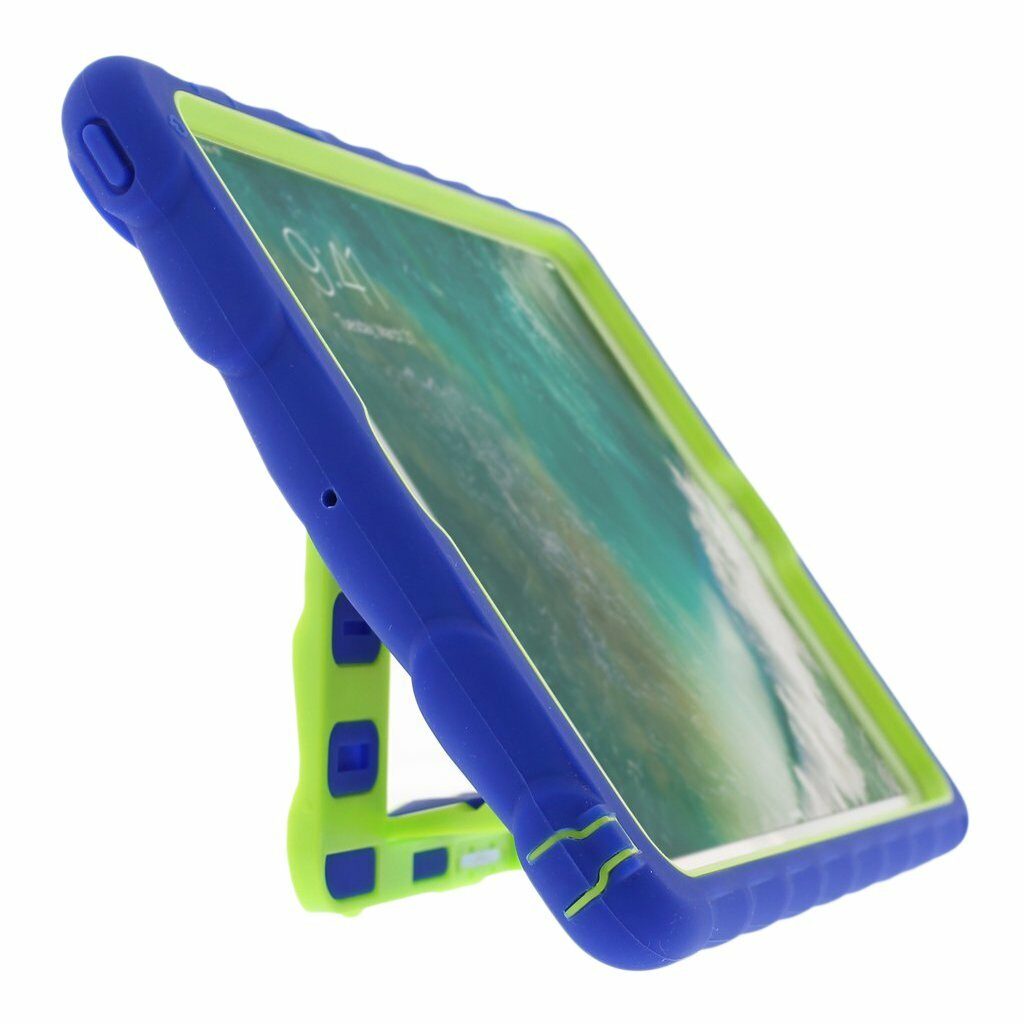 Hideaway iPad 9.7 Case 6th Gen (Royal Blue/Lime) - 4