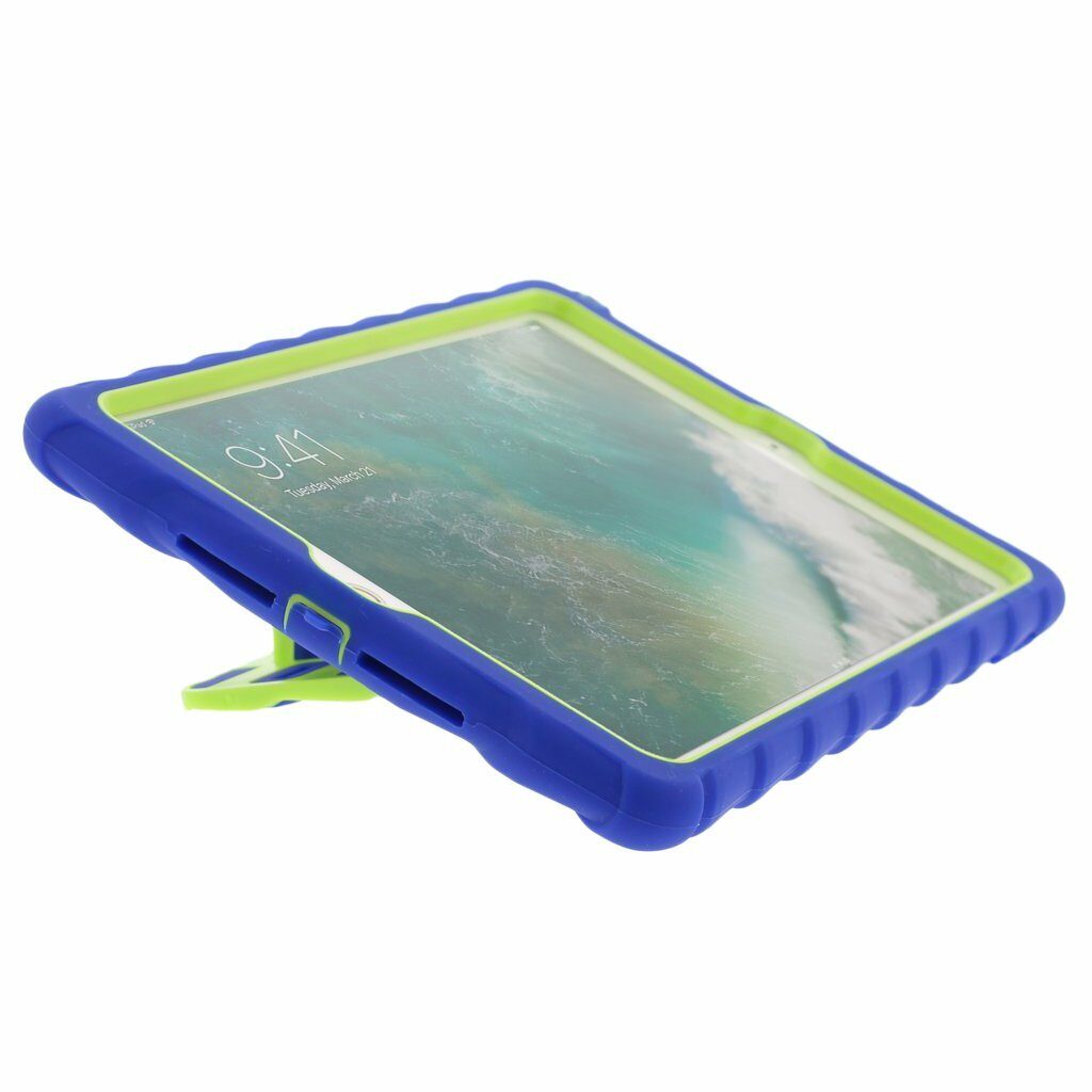 Hideaway iPad 9.7 Case 6th Gen (Royal Blue/Lime) - 5