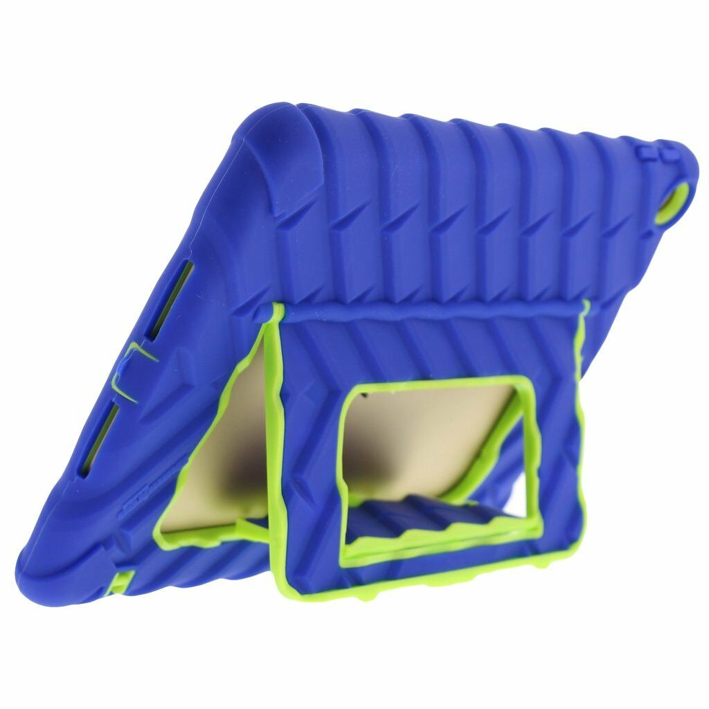 Hideaway iPad 9.7 Case 6th Gen (Royal Blue/Lime) - 1