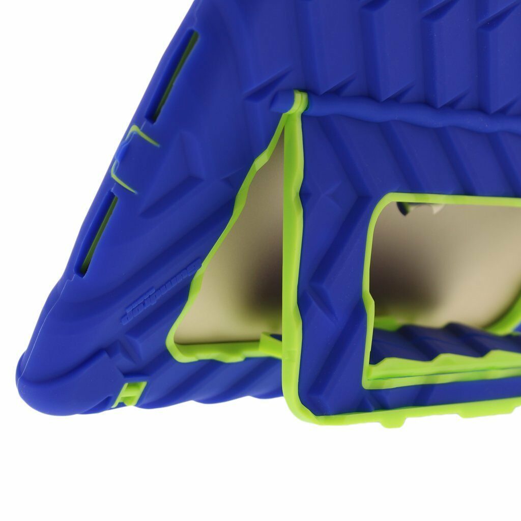 Hideaway iPad 9.7 Case 6th Gen (Royal Blue/Lime) - 6