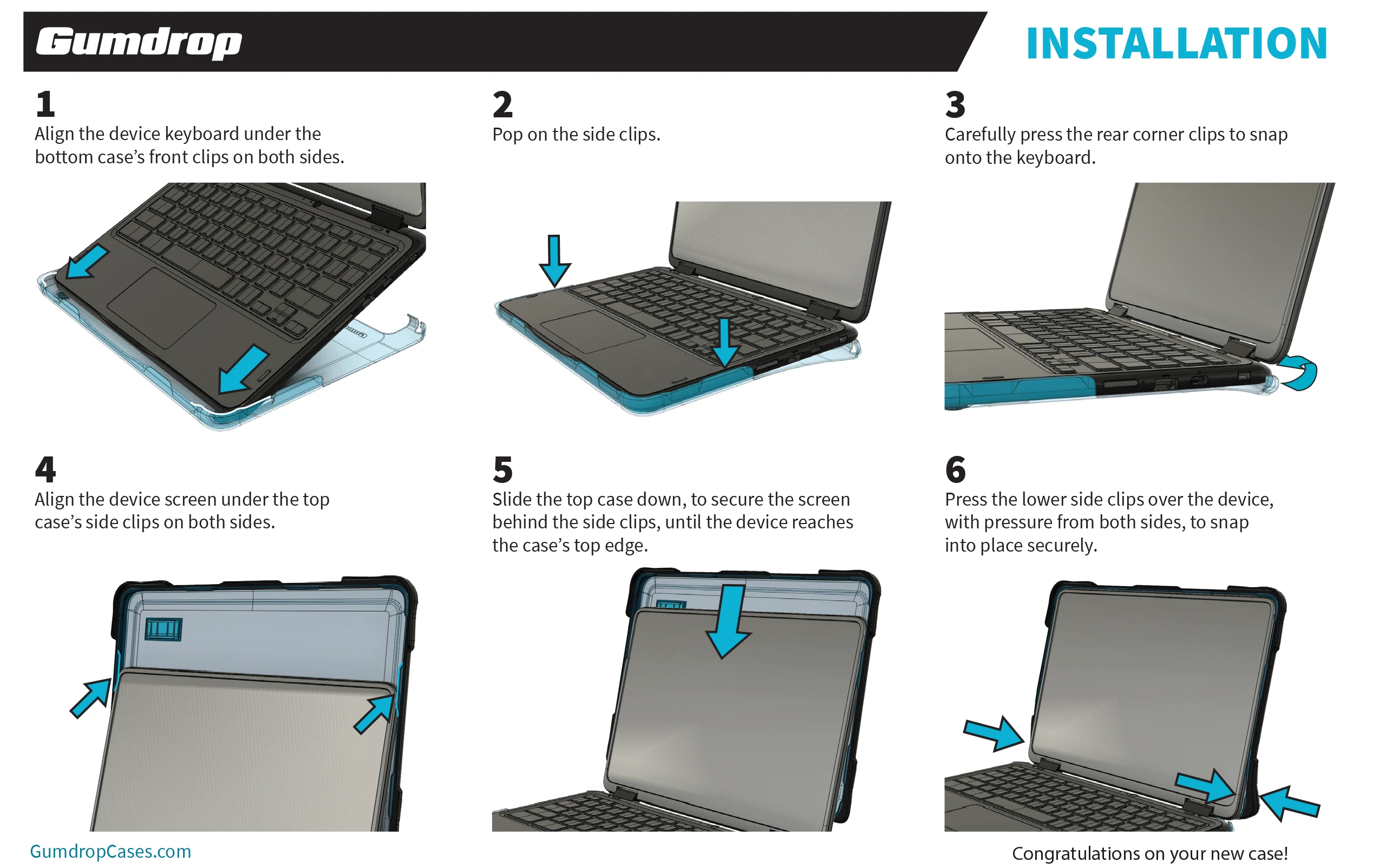 PC/タブレット ノートPC SlimTech™ for Asus Chromebook Flip C214 (2-in-1) - Gumdrop Cases